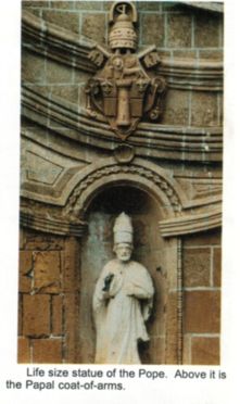 Pope Statue
